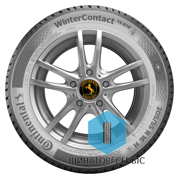 Зимова шина Continental WinterContact TS 870 205/55 R16 91H для легкових авто 381049 фото